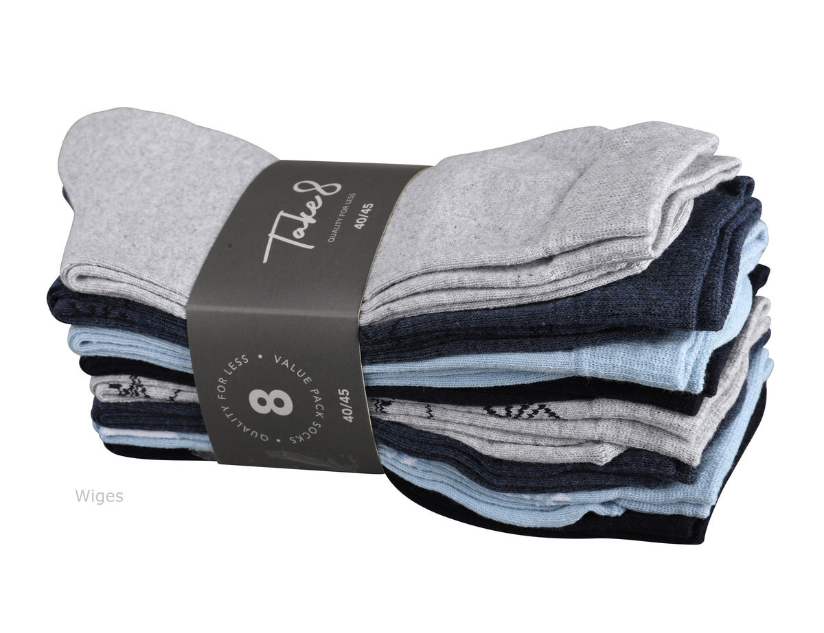 Herrstrumpor 8-pack